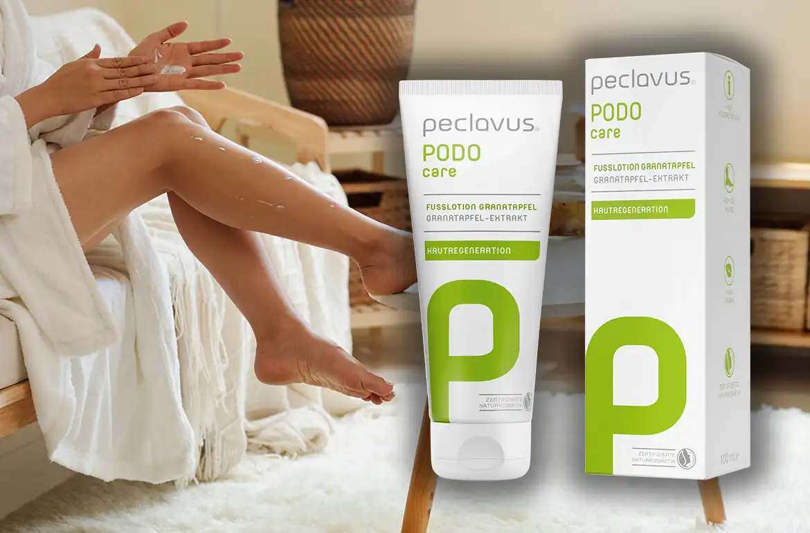 peclavus PODOcare Fußlotion Granatapfel